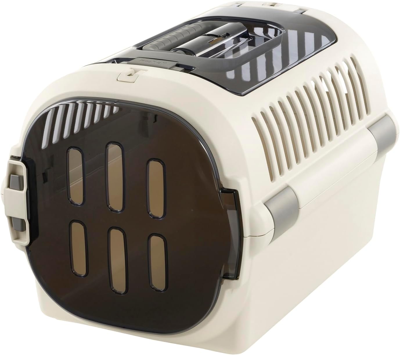 リッチェル キャンピングキャリー ファイン ダブルドア(M)ブラウン・ブルー・アイボリー