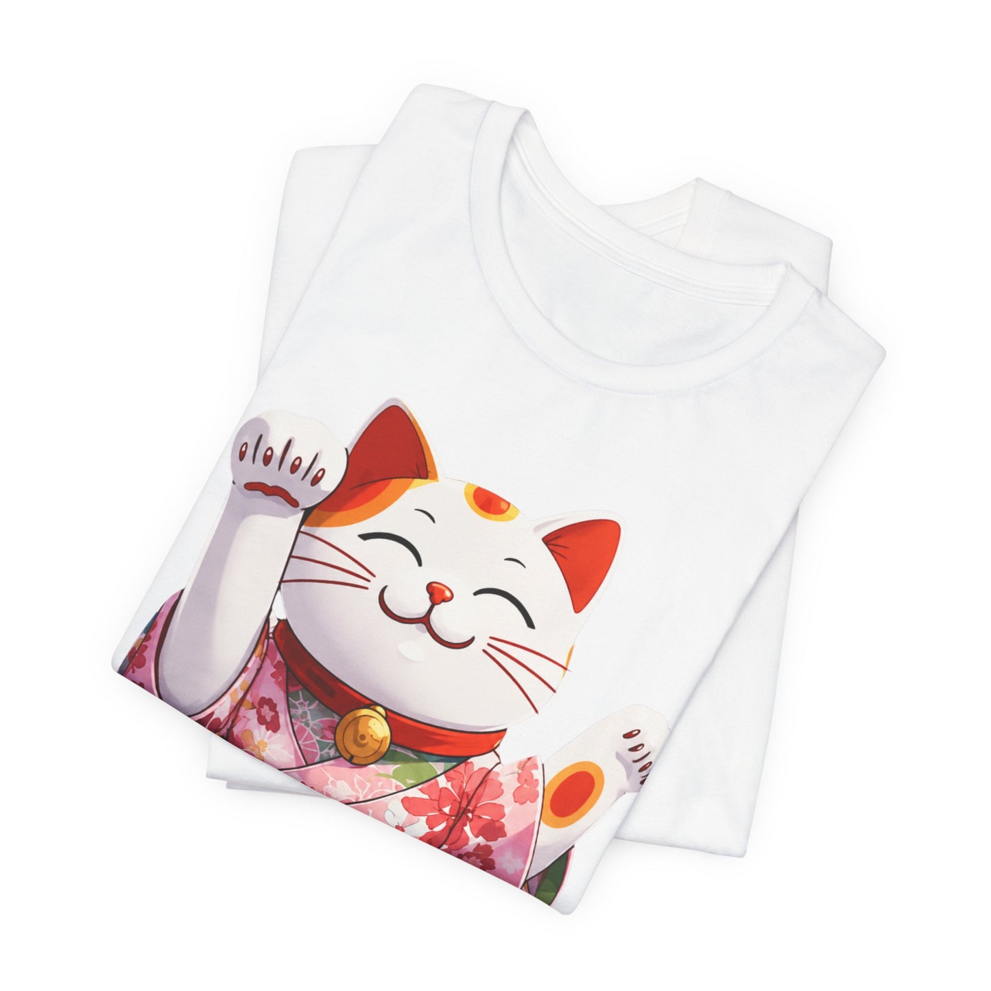 Maneki Neko Lucky Cat T-Shirt — Japanese Good Fortune Tee