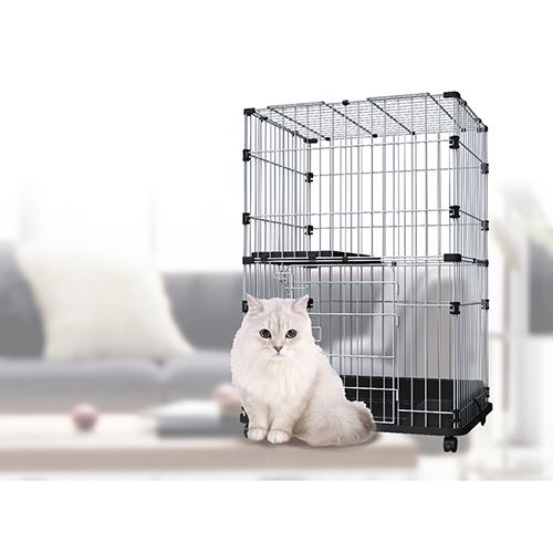 ヴィラフォート キトンサークル｜多機能で使いやすい猫用ケージ キャスター付き 【送料無料】