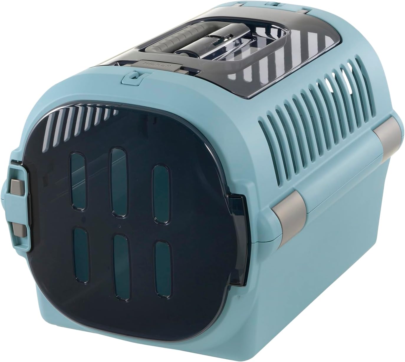 リッチェル キャンピングキャリー ファイン ダブルドア（M）ブラウン・ブルー・アイボリー