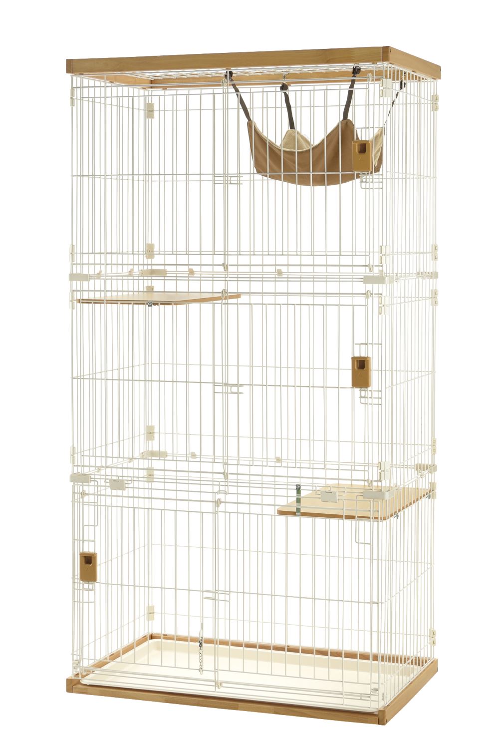 木製キャットサークル M｜掃除がしやすいおしゃれな猫用ケージ 多頭飼い対応 | 【送料無料】