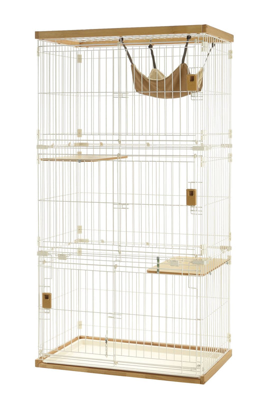 木製キャットサークル M｜掃除がしやすいおしゃれな猫用ケージ 多頭飼い対応 | 【送料無料】