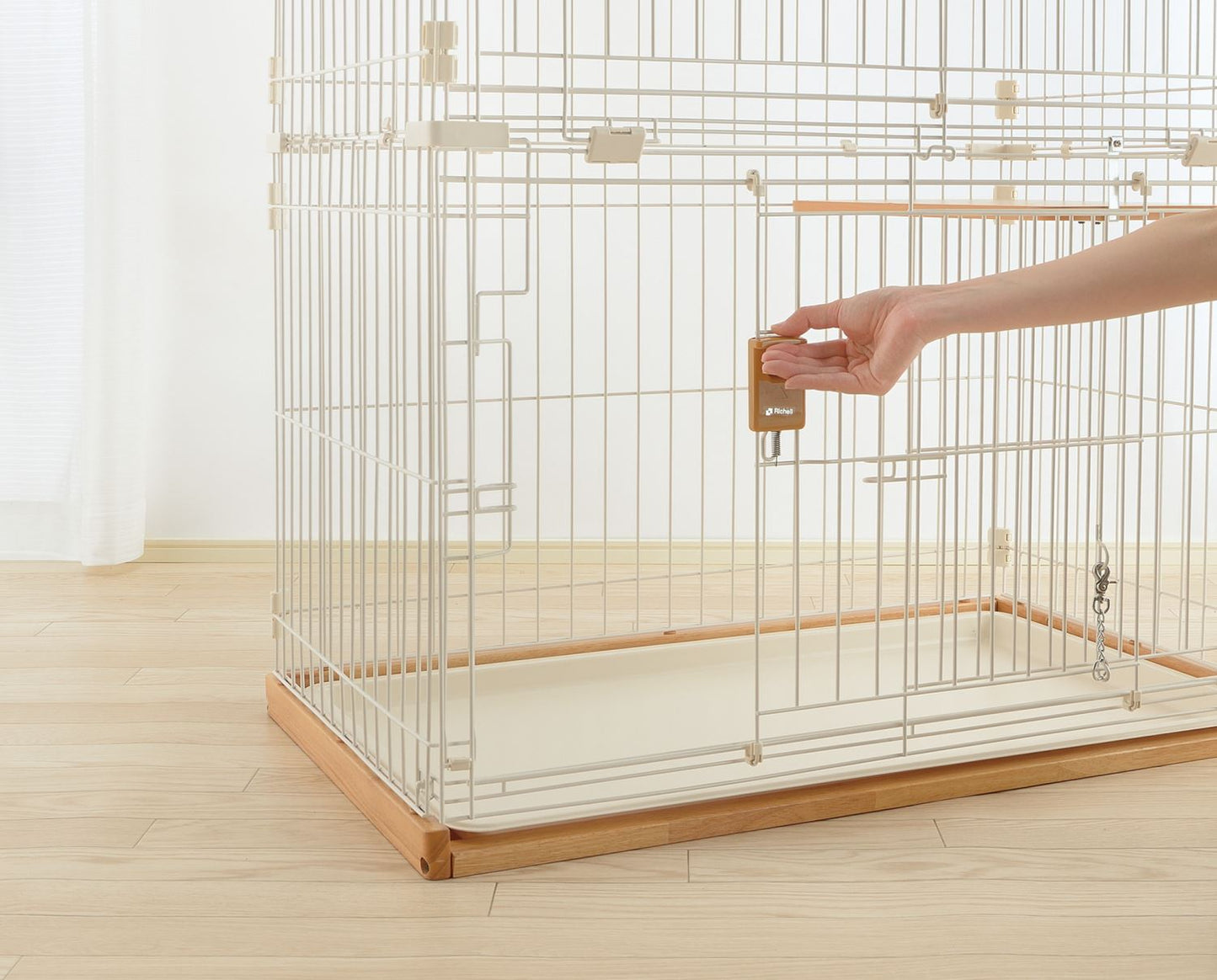 木製キャットサークル M｜掃除がしやすいおしゃれな猫用ケージ 多頭飼い対応 | 【送料無料】